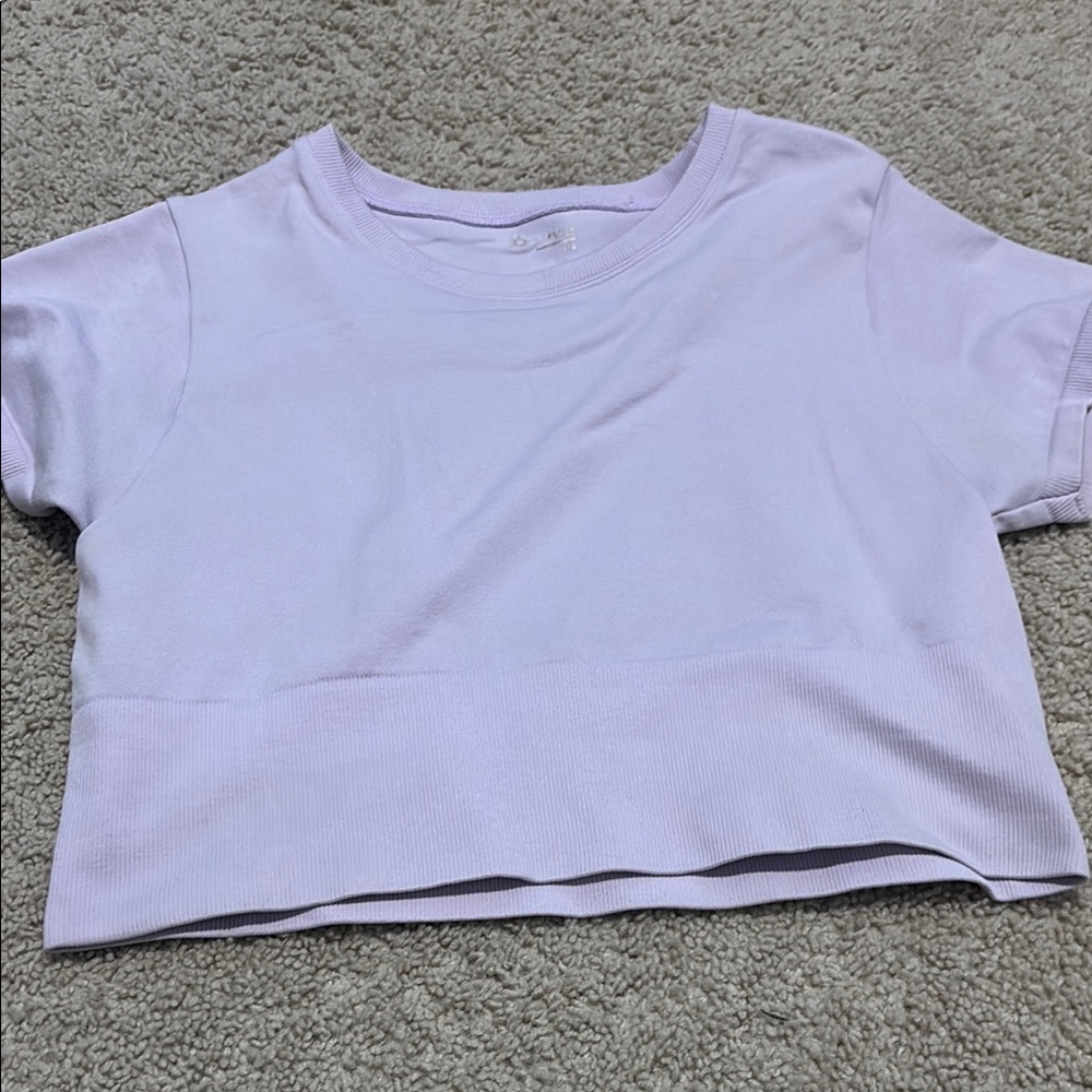 Lavender Cropped T-Shirt